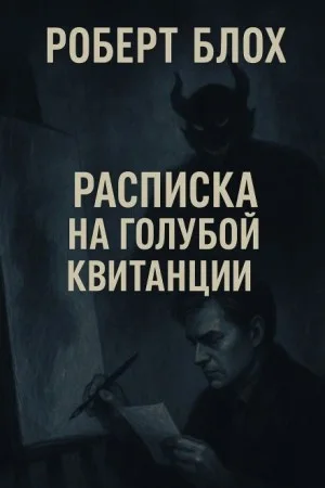 Расписка на голубой квитанции